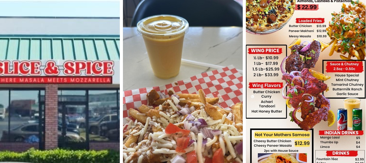 Slice and Spice Menu
